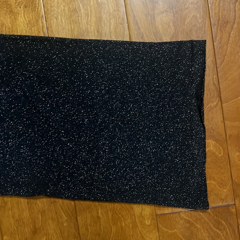 Eileen Fisher Wool Blend Boxy Top Size L Lagenlook Sparkle Luxury 3/4 Sleeve - Picture 5 of 11